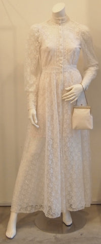 IVORY FULL LACE EVENT DRESS