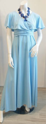 Nothing But Blue Skies Vintage Maxi Dress