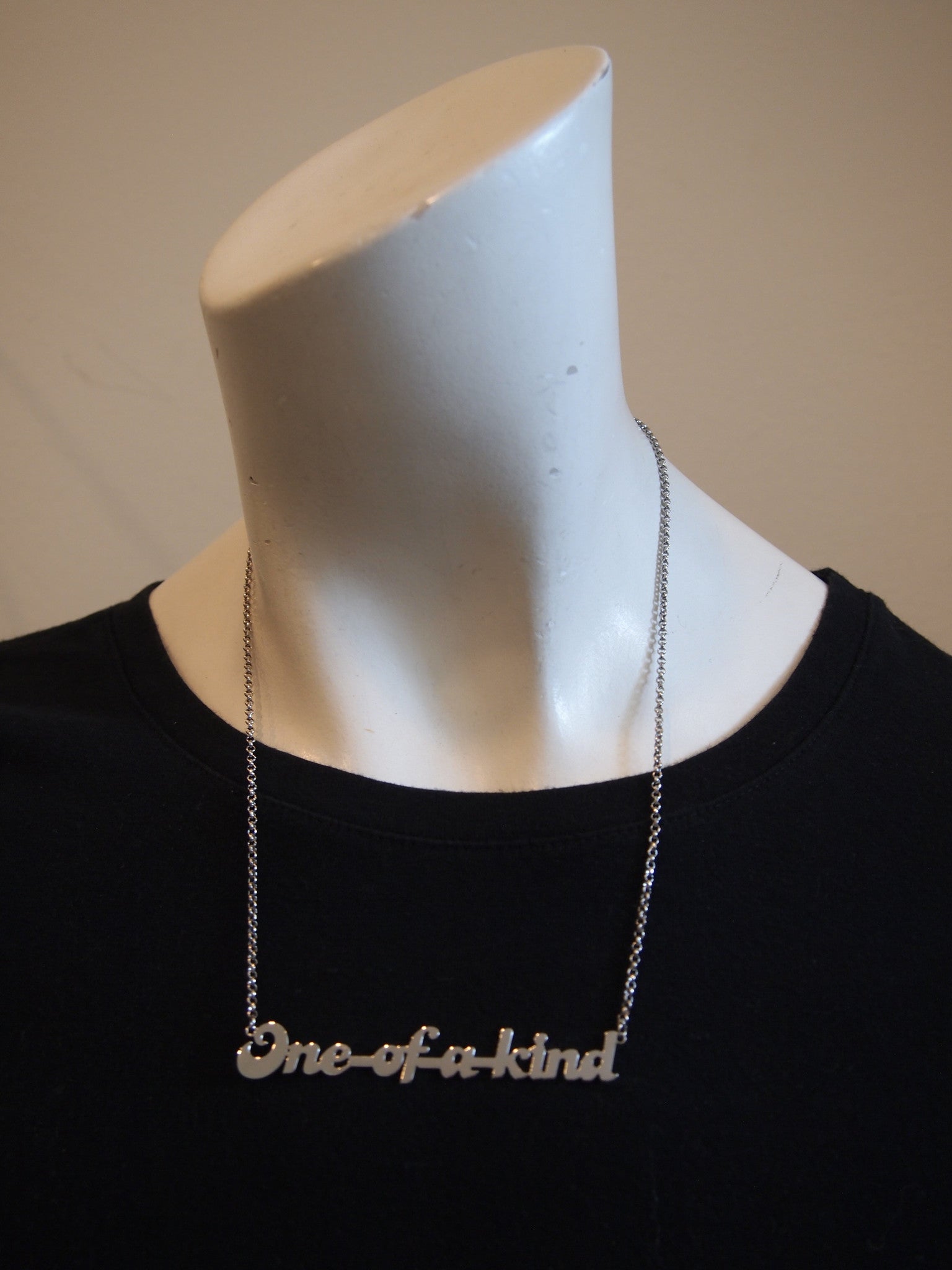 Handcut Nameplate Necklace - One-of-a-Kind