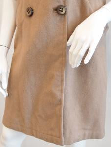 CLASSIC CAMEL WOOL VINTAGE TRENCH COAT