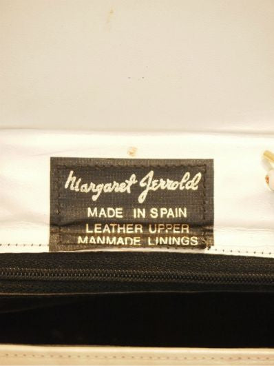 Irregularly Angular Vintage Cream Bag