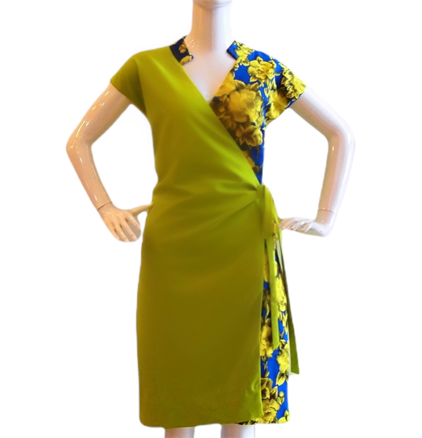 TULIP WRAP - ADJUSTABLE HANDMADE MODERN COTTON CHEONGSAM WRAP DRESS