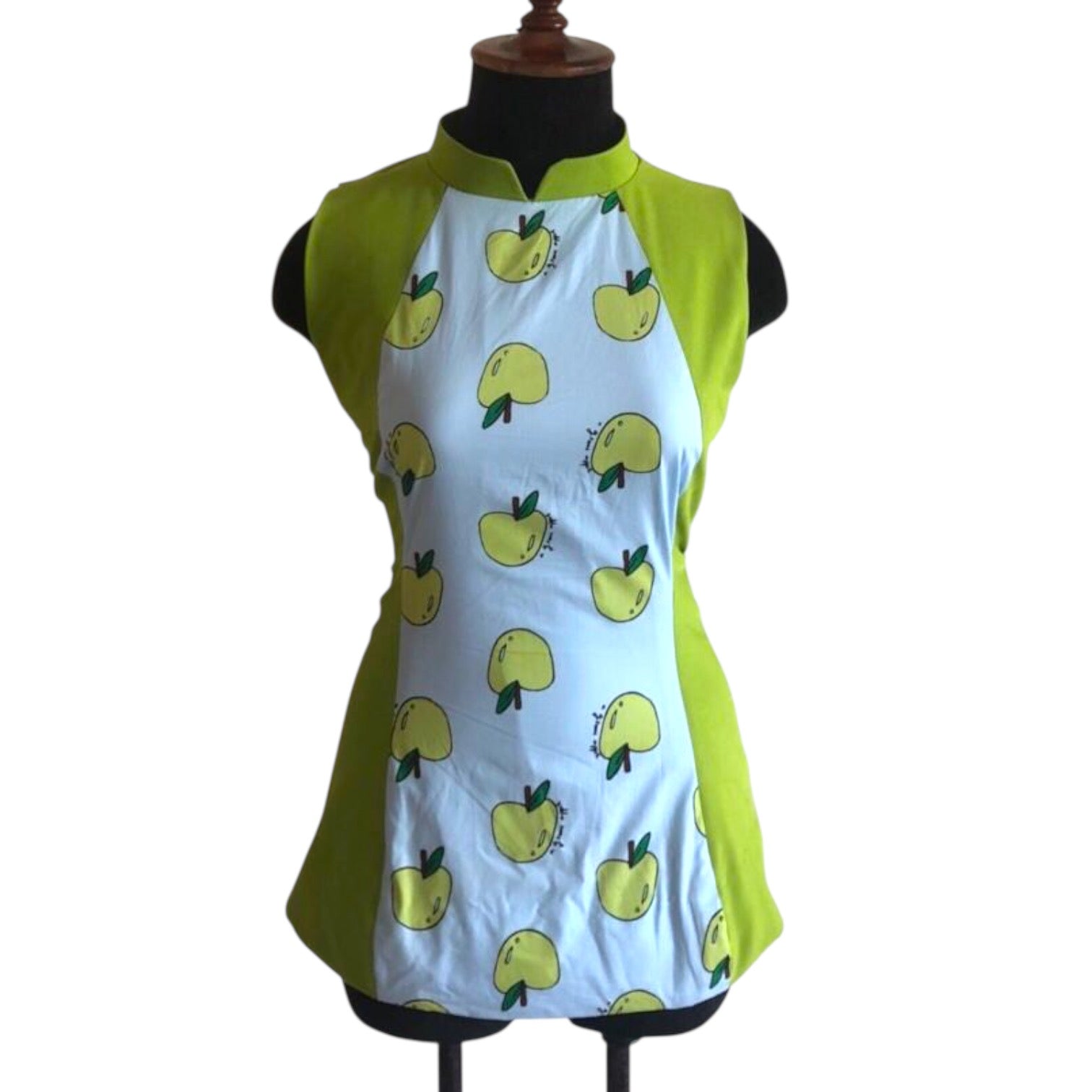 APPLE TOP - HANDMADE MODERN COTTON CHEONGSAM TOP