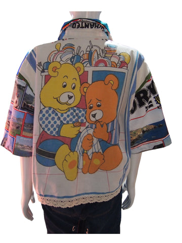 Reconstructed Vintage Top - The Bears Have Your Back