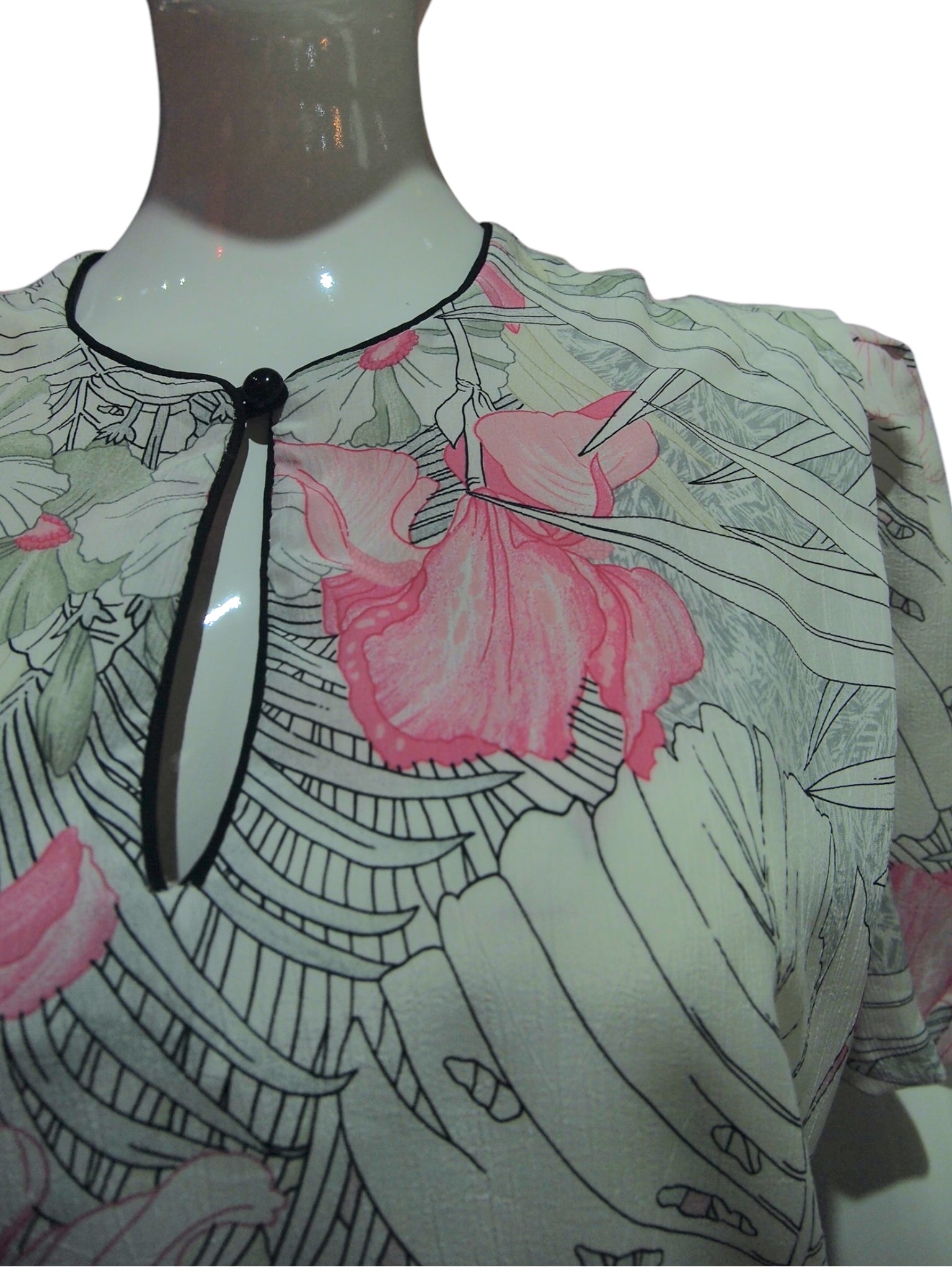 Petal Poise - Vintage Floral Pastel Bloom Dress