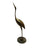 Brass Crane Vintage Paperweight Tabletop Decor