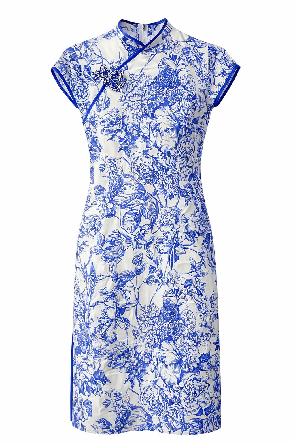 SILK CHINE - HANDMADE MODERN 100% SILK CHEONGSAM DRESS