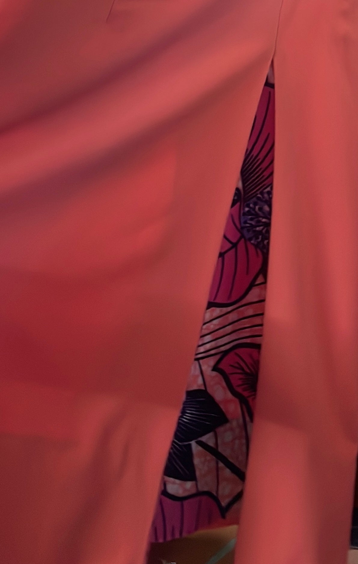 AFRIKAN ORCHID - HANDMADE MODERN SILK-COTTON CHEONGSAM