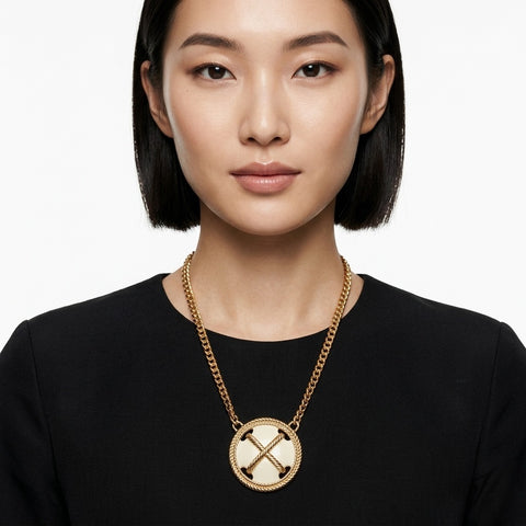 CURIOUS CIRCLE - VINTAGE NECKLACE
