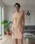 BAMBOO PLUM BLOSSOM - HANDMADE, HAND-EMBROIDERED SILK-COTTON CHEONGSAM