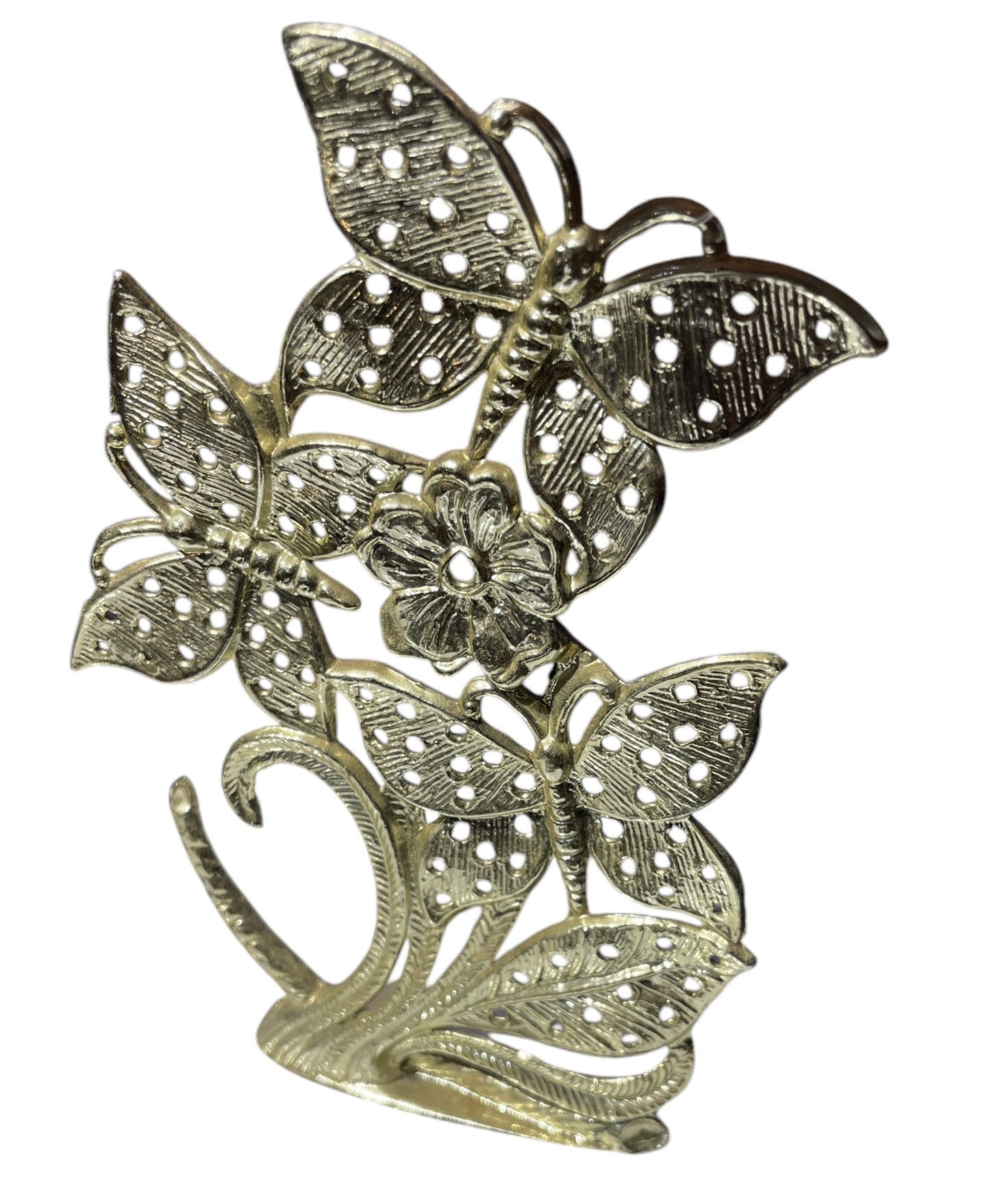 Butterfly Soiree Pale Gold Vintage Earring Holder