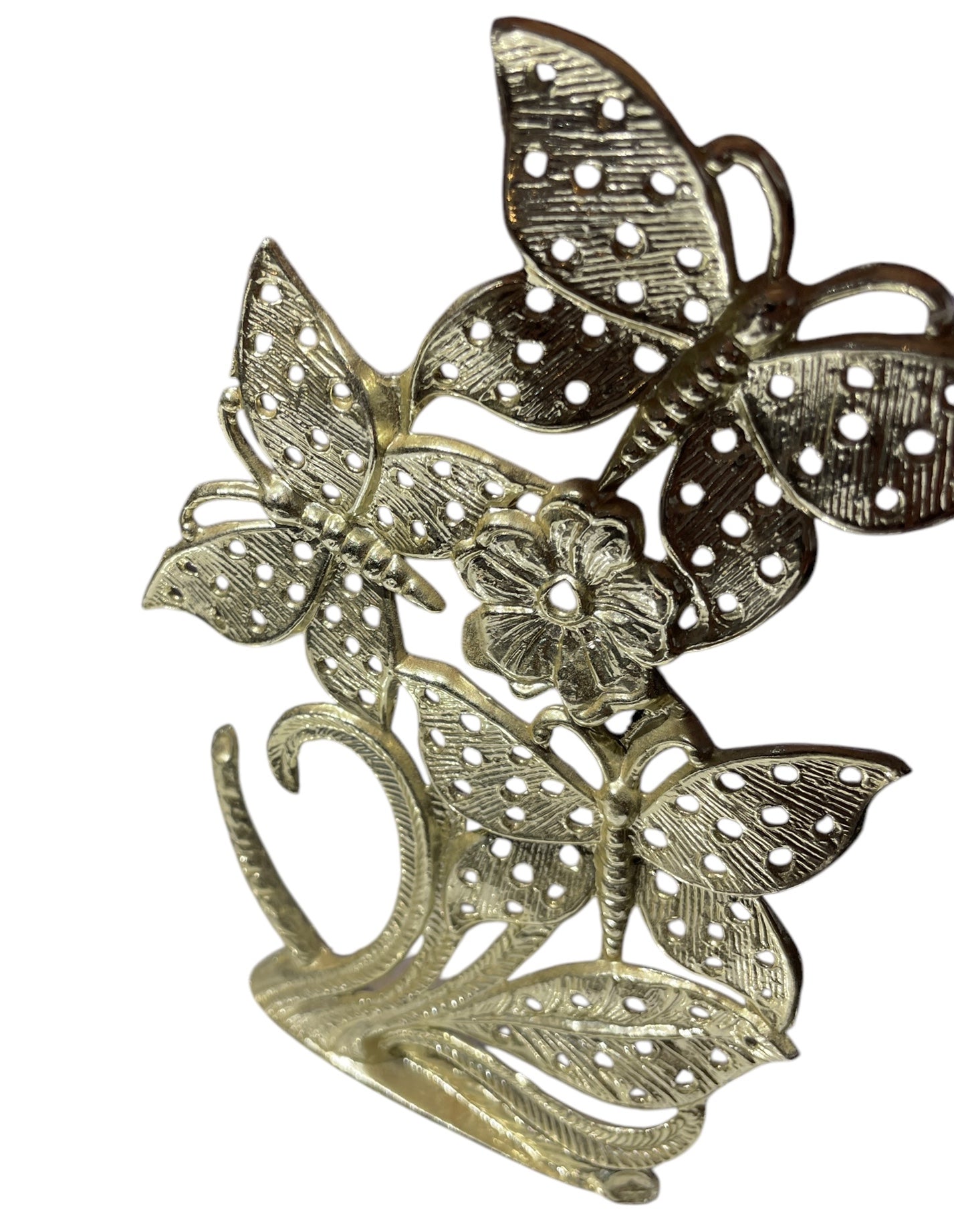 Butterfly Soiree Pale Gold Vintage Earring Holder