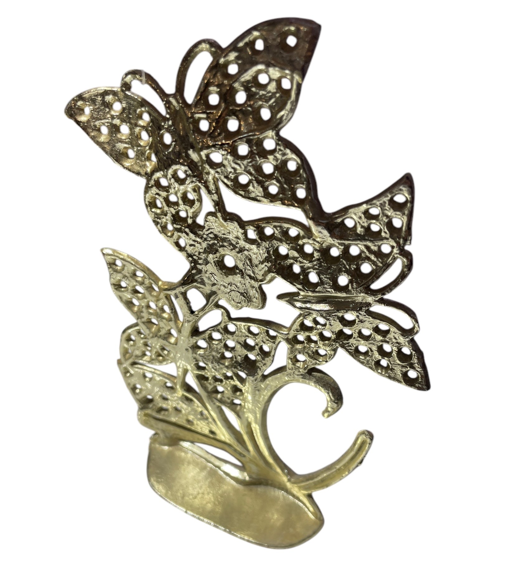 Butterfly Soiree Pale Gold Vintage Earring Holder