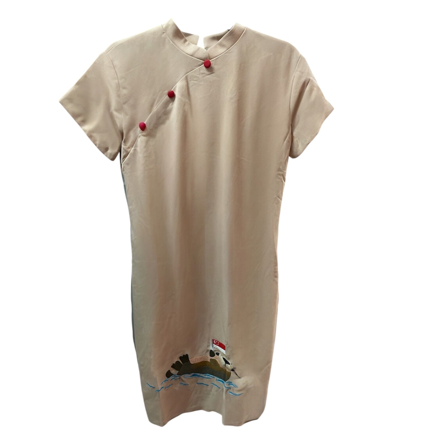 OTTER - HANDMADE, HAND-EMBROIDERED CHEONGSAM