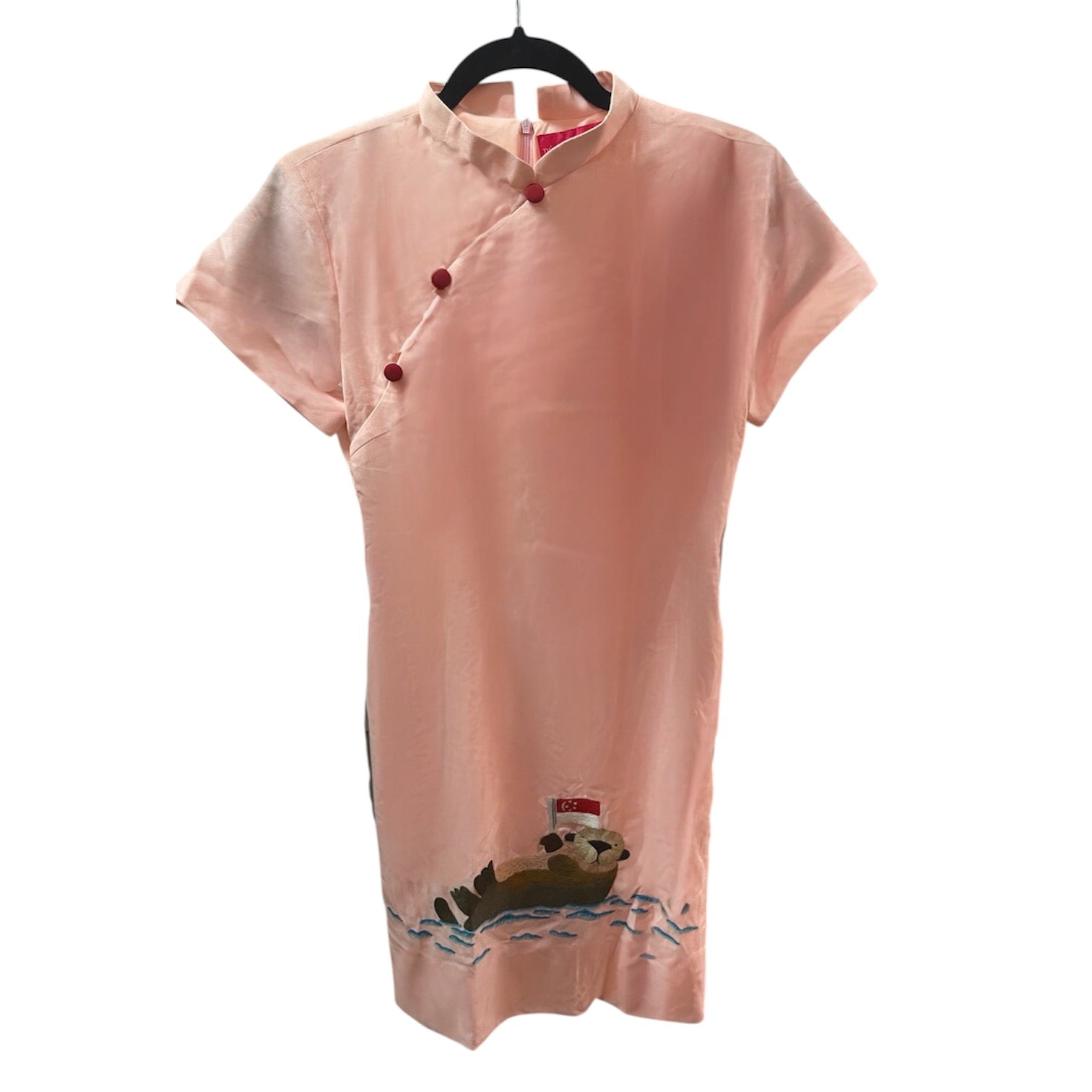 OTTER - HANDMADE, HAND-EMBROIDERED CHEONGSAM