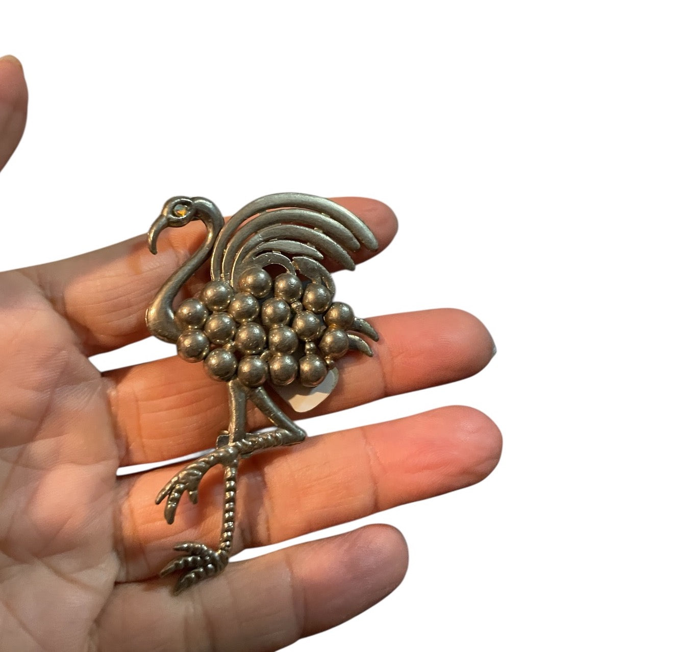 Flamingo Amigo Vintage Brooch