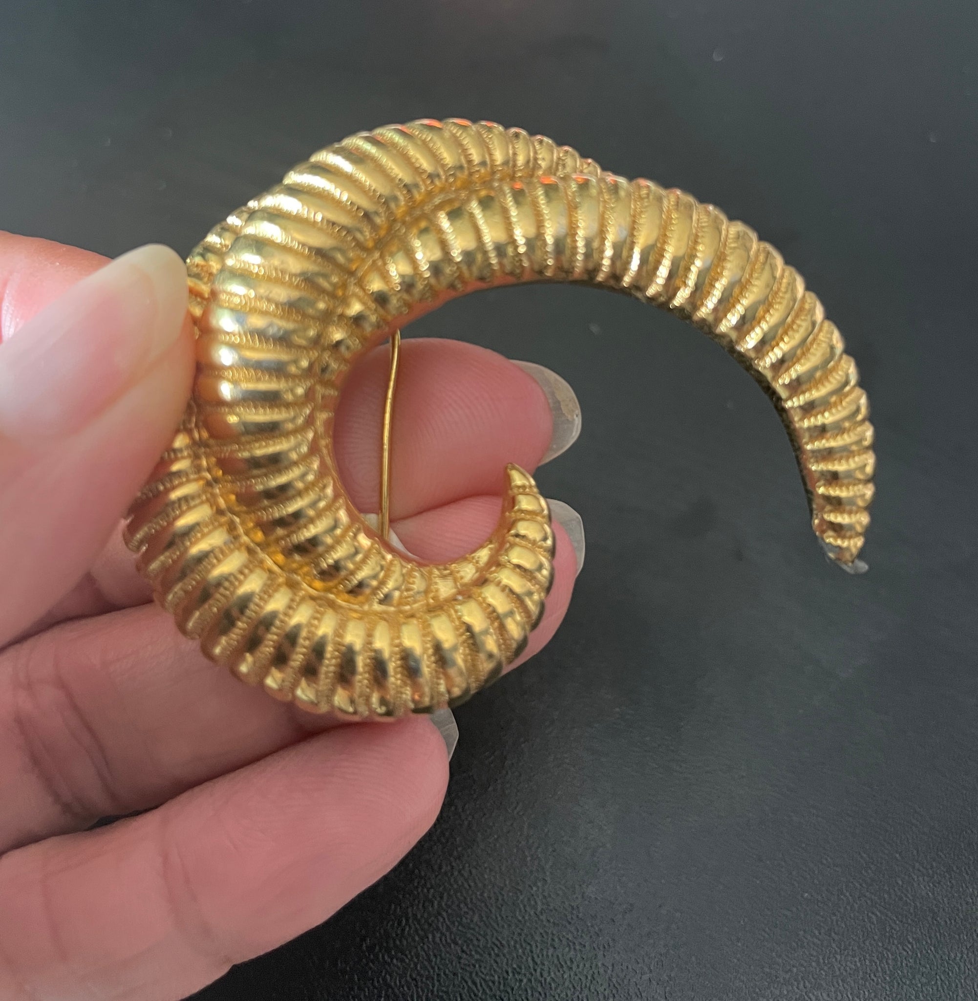 Whirlwind Ride Vintage Brooch