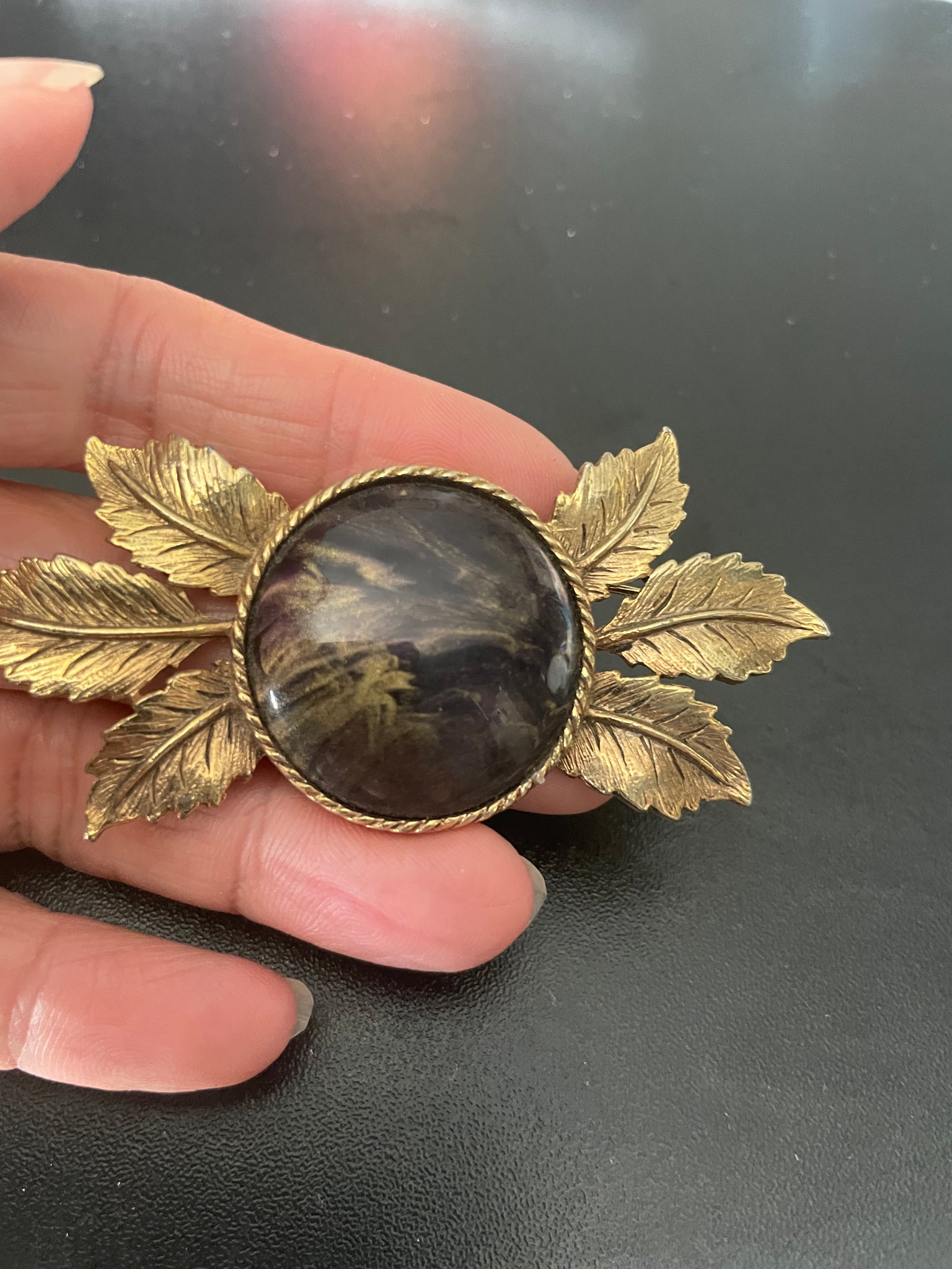 Salute Too The Sun Vintage Brooch