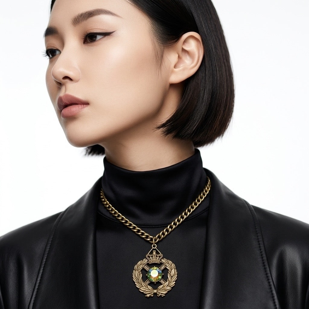 The Royal Crest Vintage Necklace