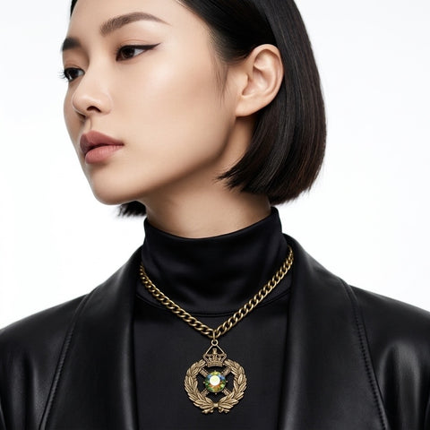 The Royal Crest Vintage Necklace