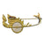 No Prince Required Vintage Carriage Brooch