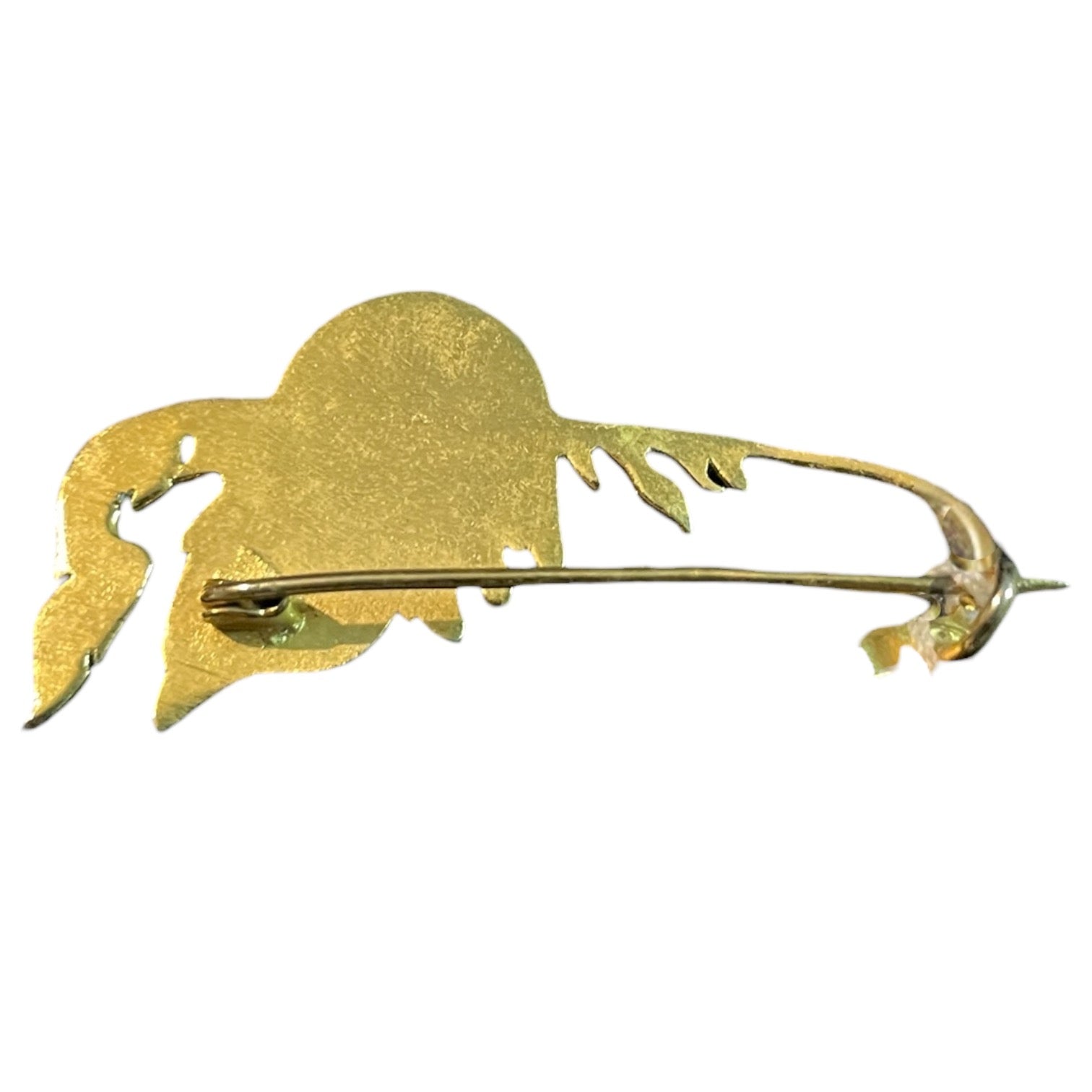 No Prince Required Vintage Carriage Brooch
