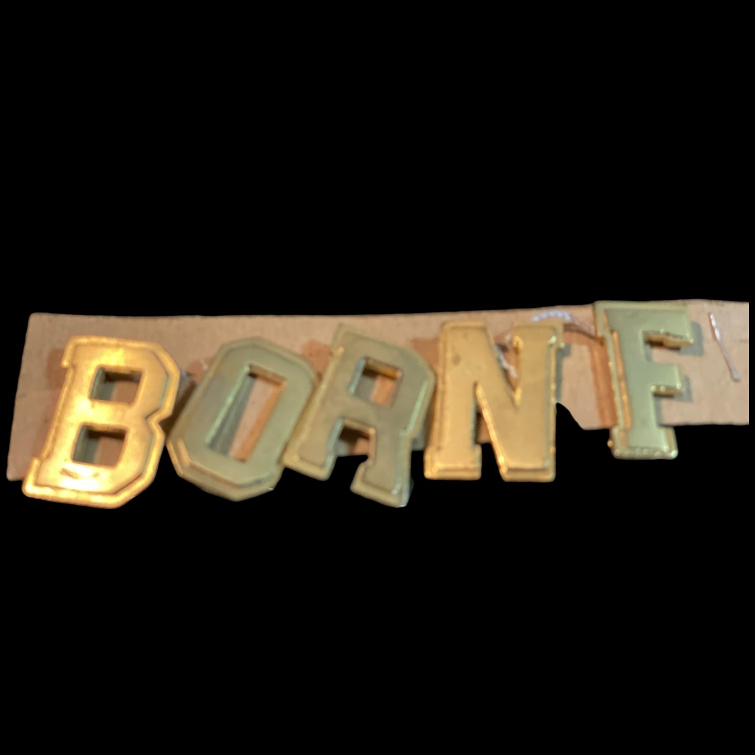Vintage Alphabet Brooches Pins - Each Sold Separately
