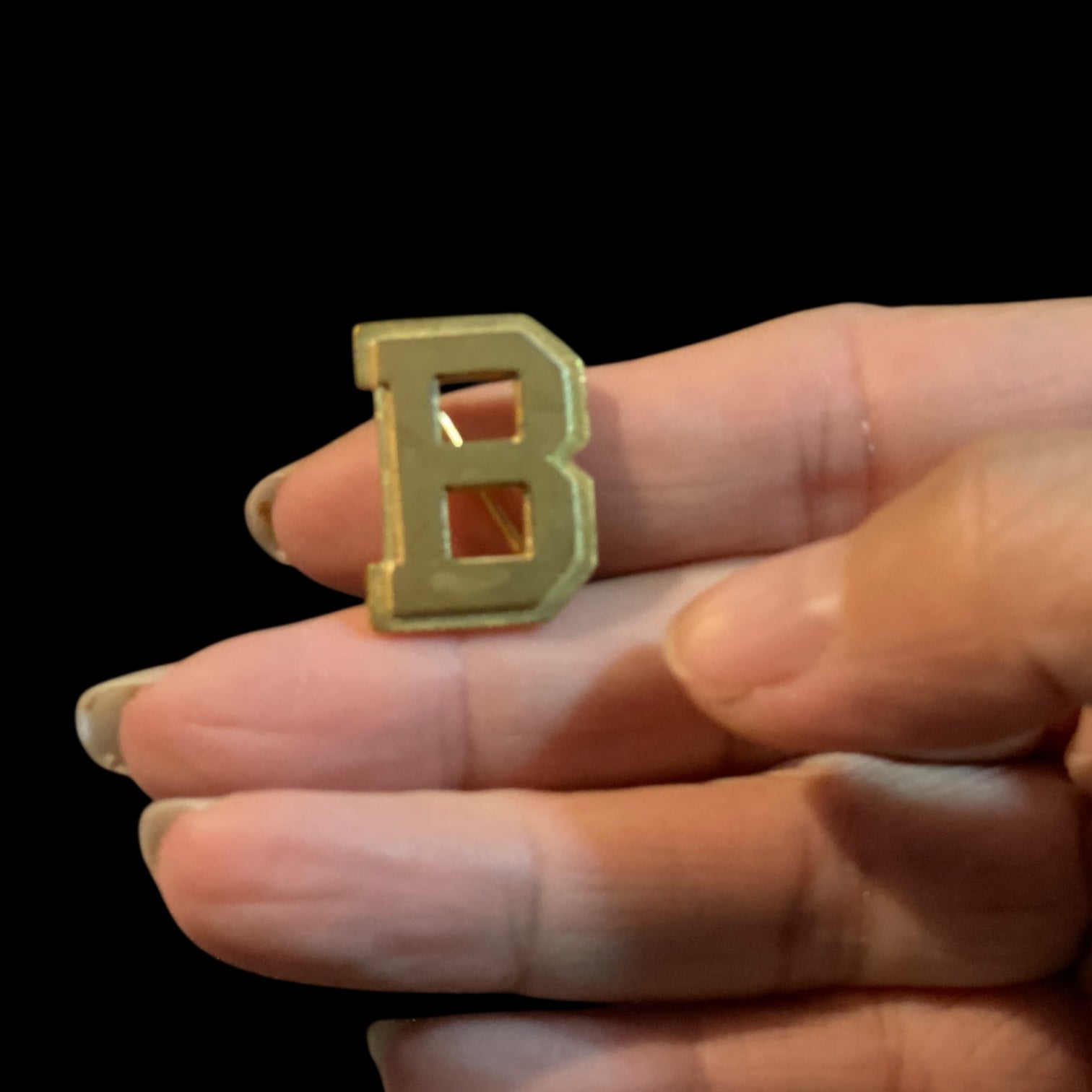 Vintage Alphabet Brooches Pins - Each Sold Separately