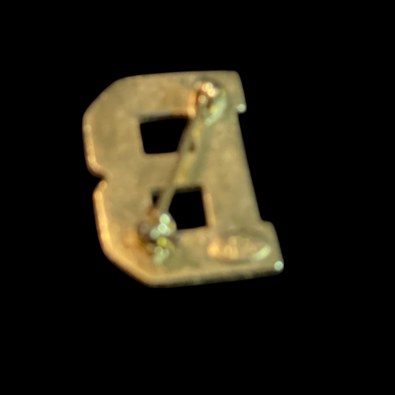 Vintage Alphabet Brooches Pins - Each Sold Separately