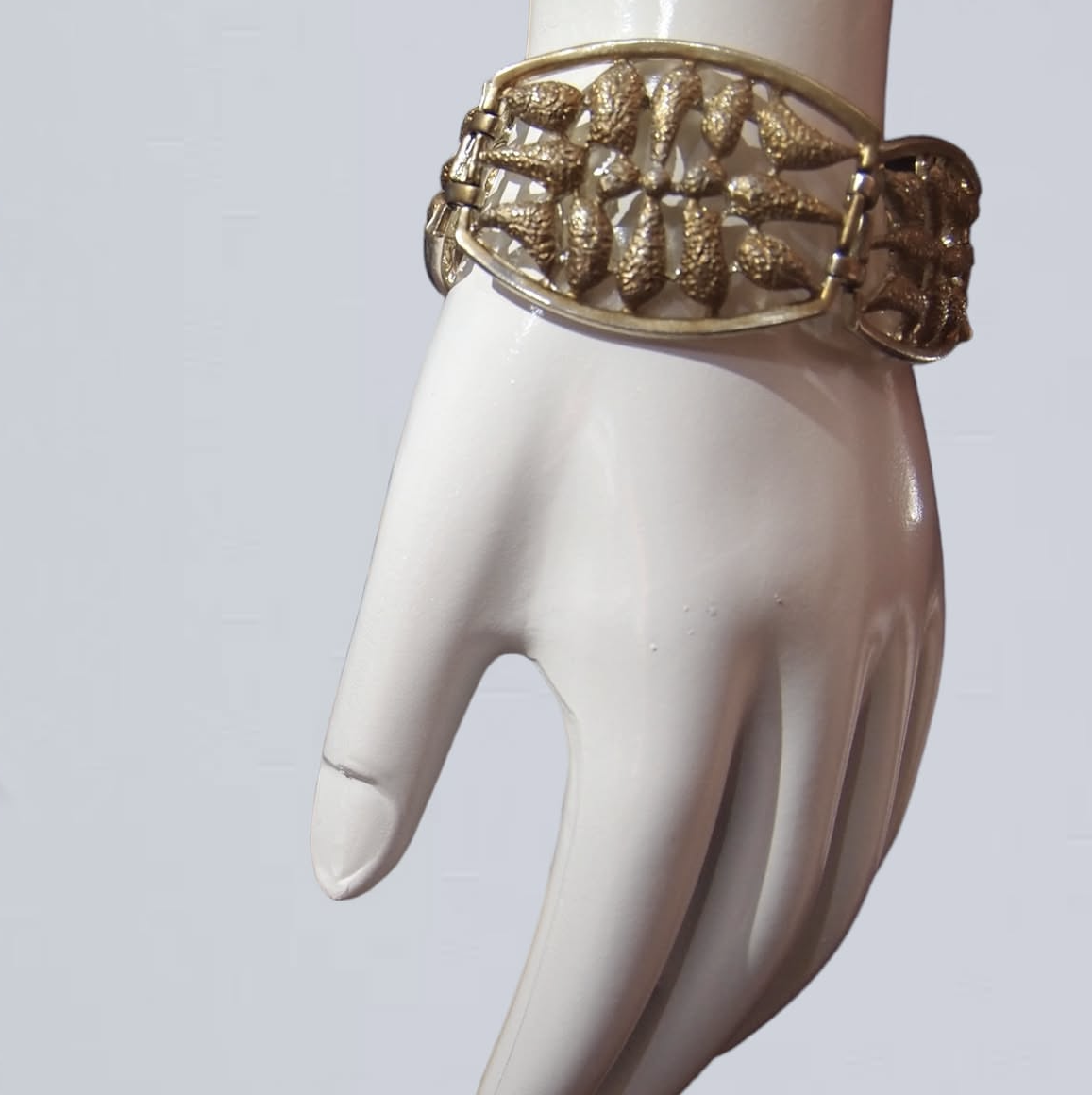 Gilded Continum - Vintage Silvertone Bracelet