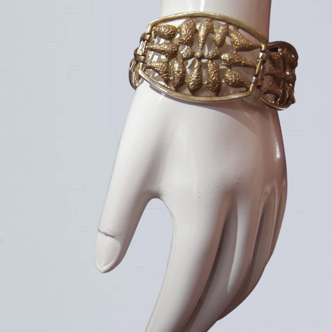 Gilded Continum - Vintage Silvertone Bracelet