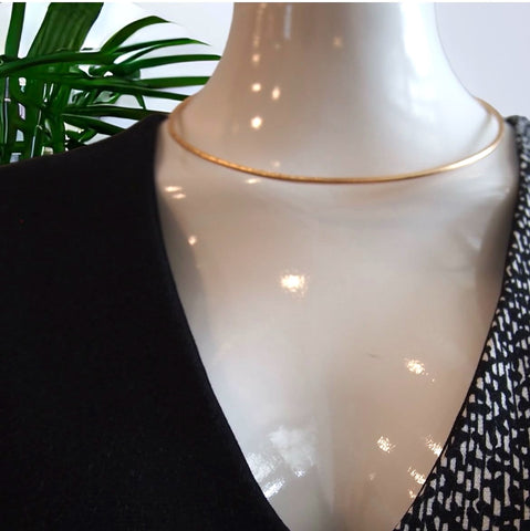 Halo Necklace - Handmade  Gold-Plated Necklace