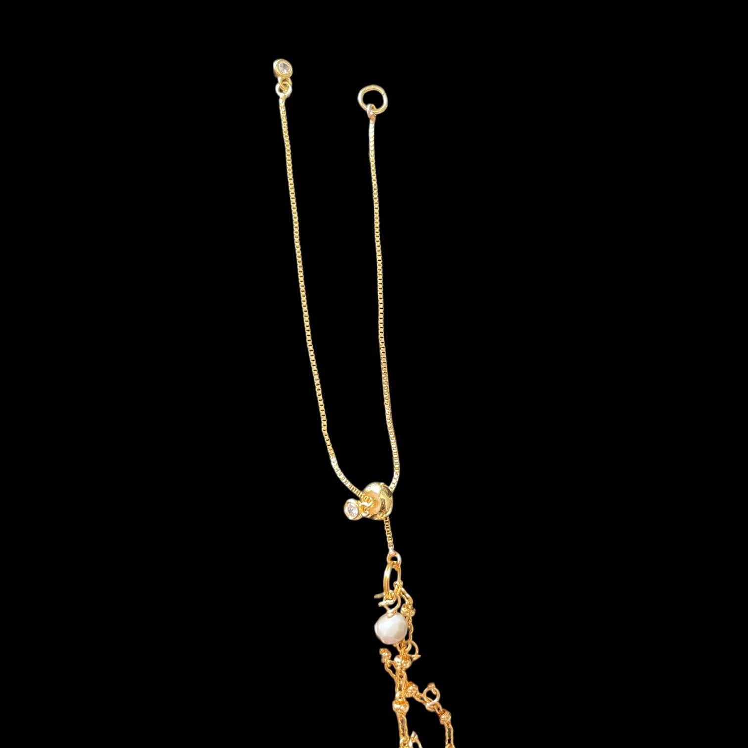 Pastel Layers Necklace - Handmade Prelayered Gold-Plated Gemstones Necklace