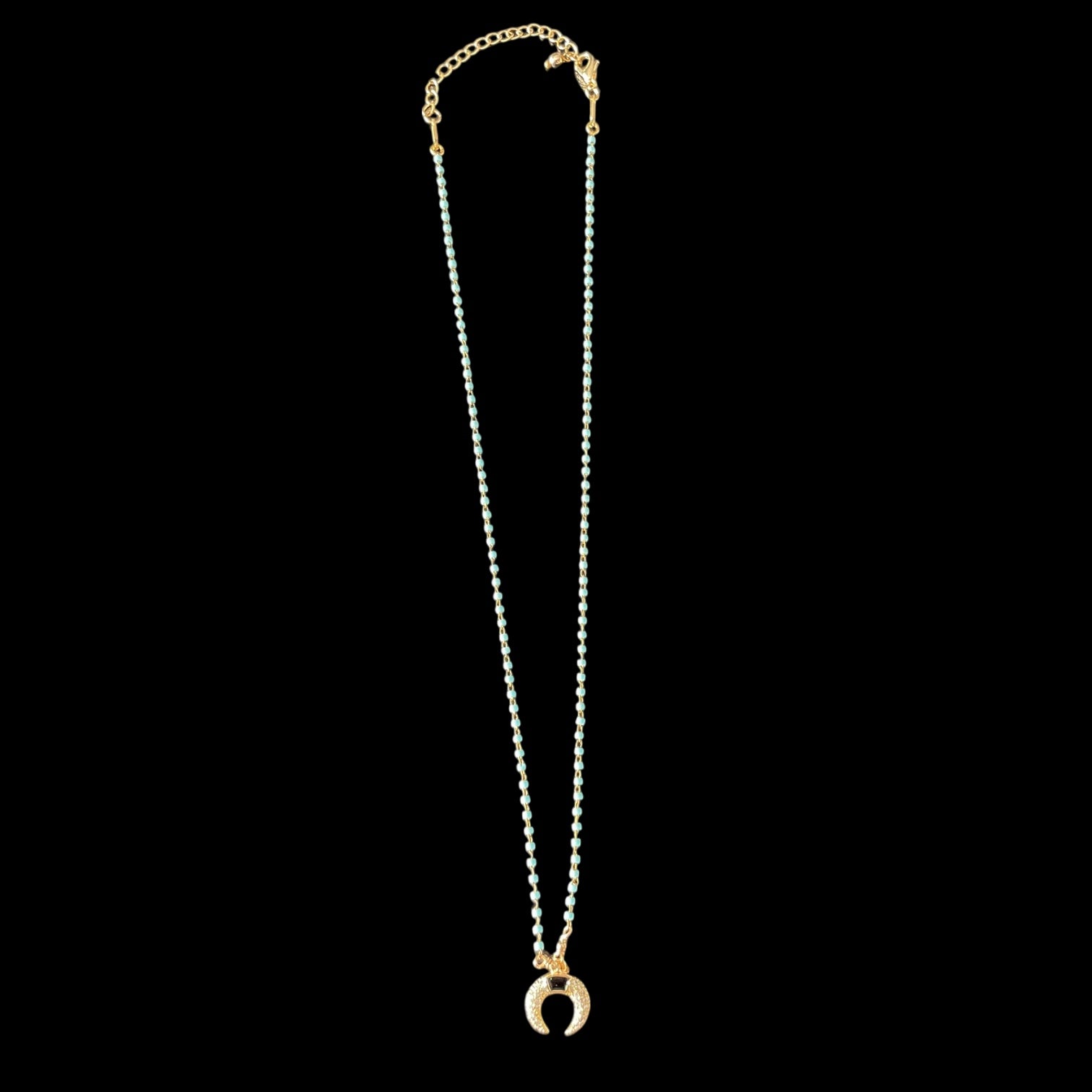 Handmade Turquoise Gemstone Goldplated Necklace