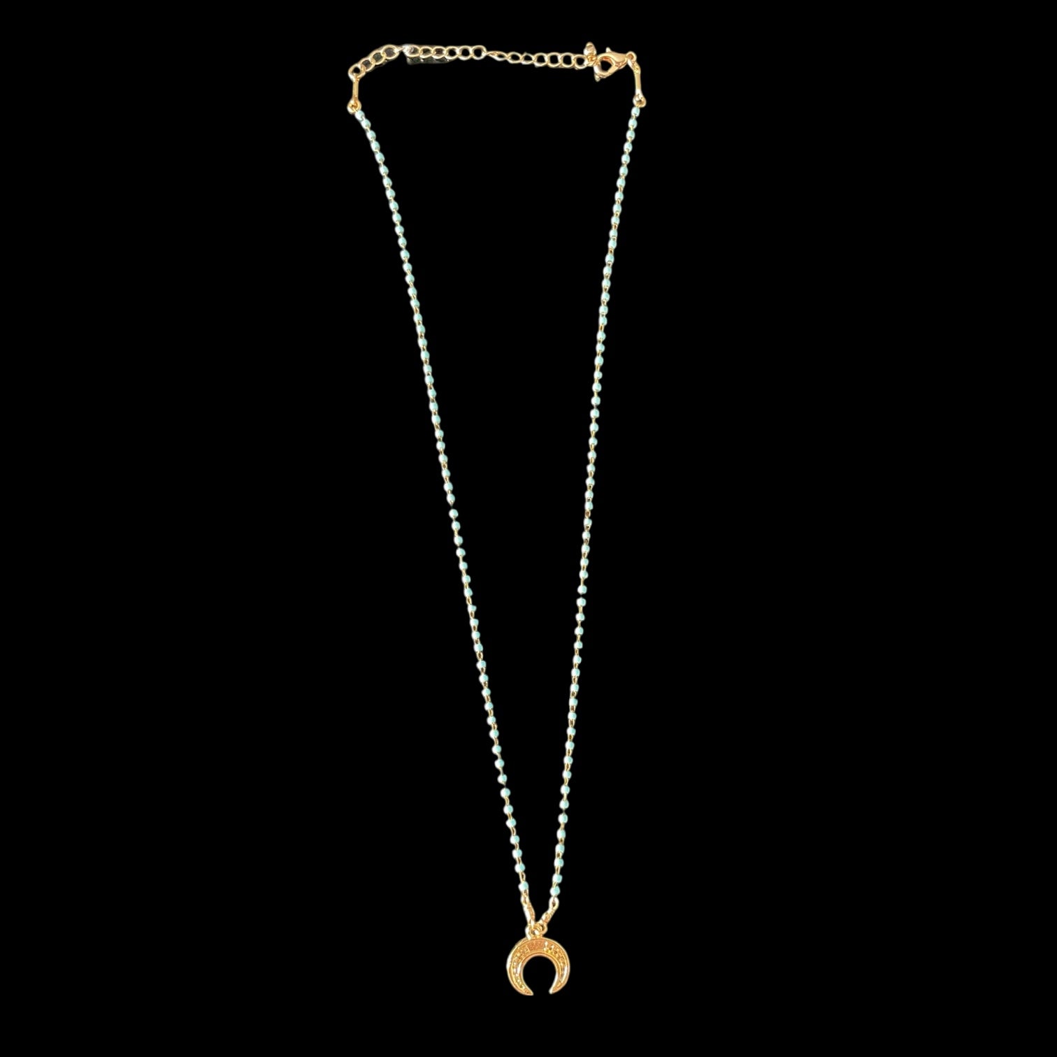 Handmade Turquoise Gemstone Goldplated Necklace