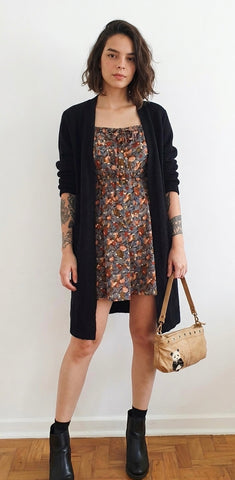 The Colors OF Autumn Vintage Reconstructed Dress