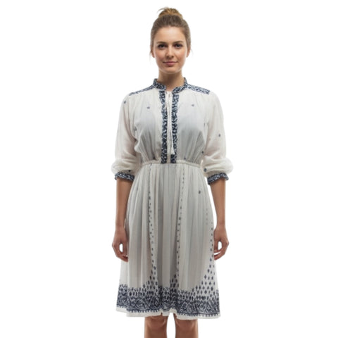 Pretty Trails - 80s Long-sleeved Dress