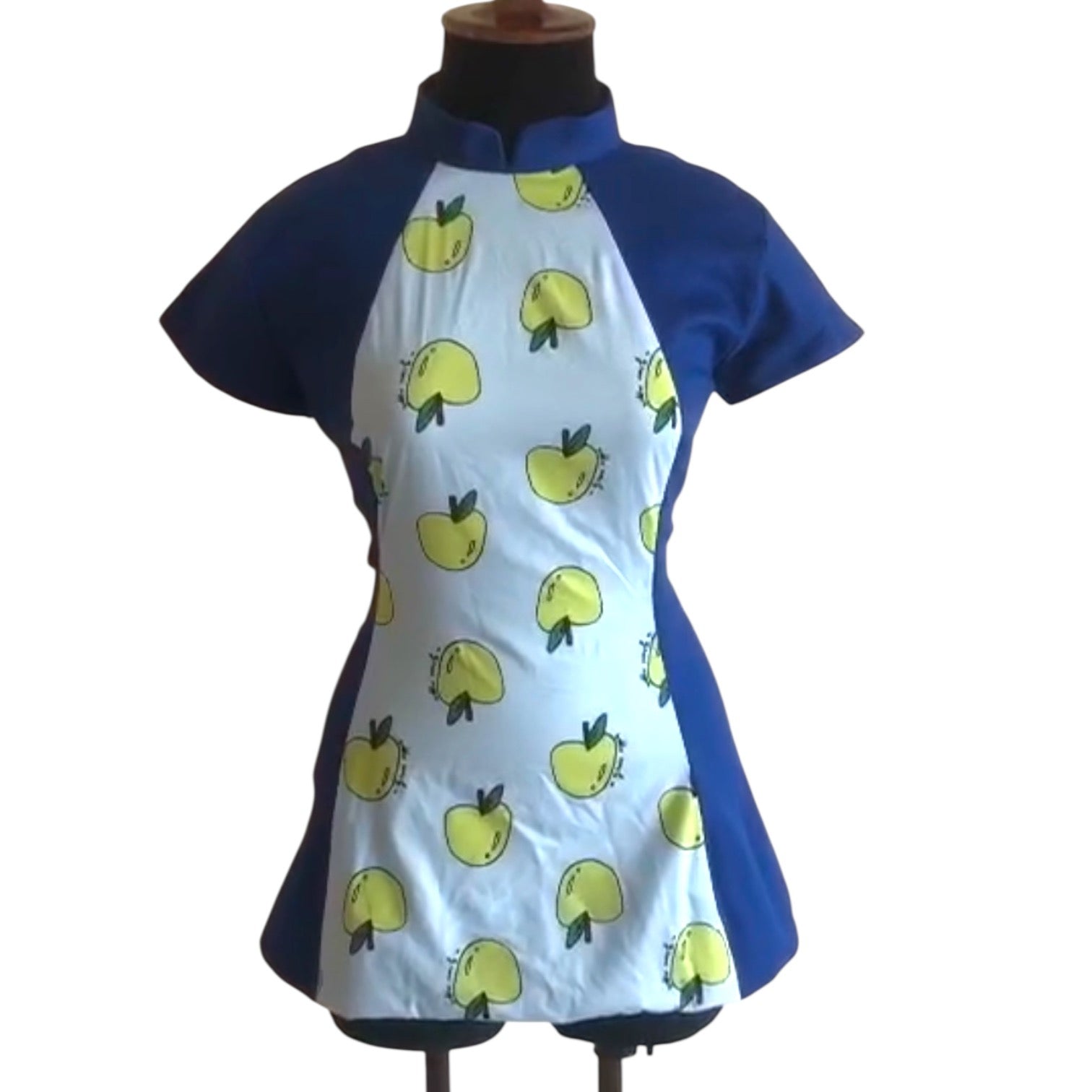 APPLE TOP - HANDMADE MODERN COTTON CHEONGSAM TOP