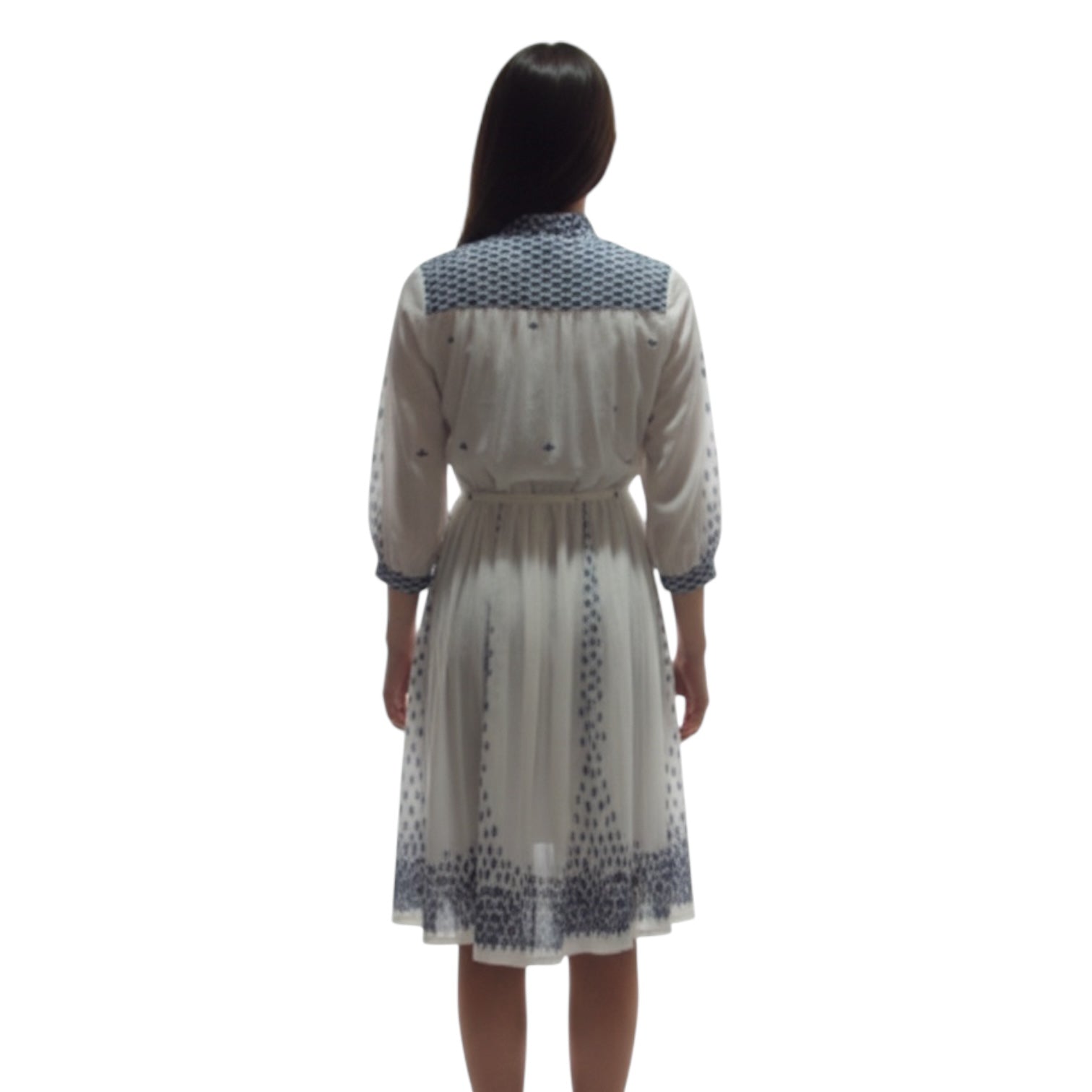 Pretty Trails - 80s Long-sleeved Dress