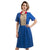 Overhaul - Blue Utilitarian Workmen Dress With Turnup Collar