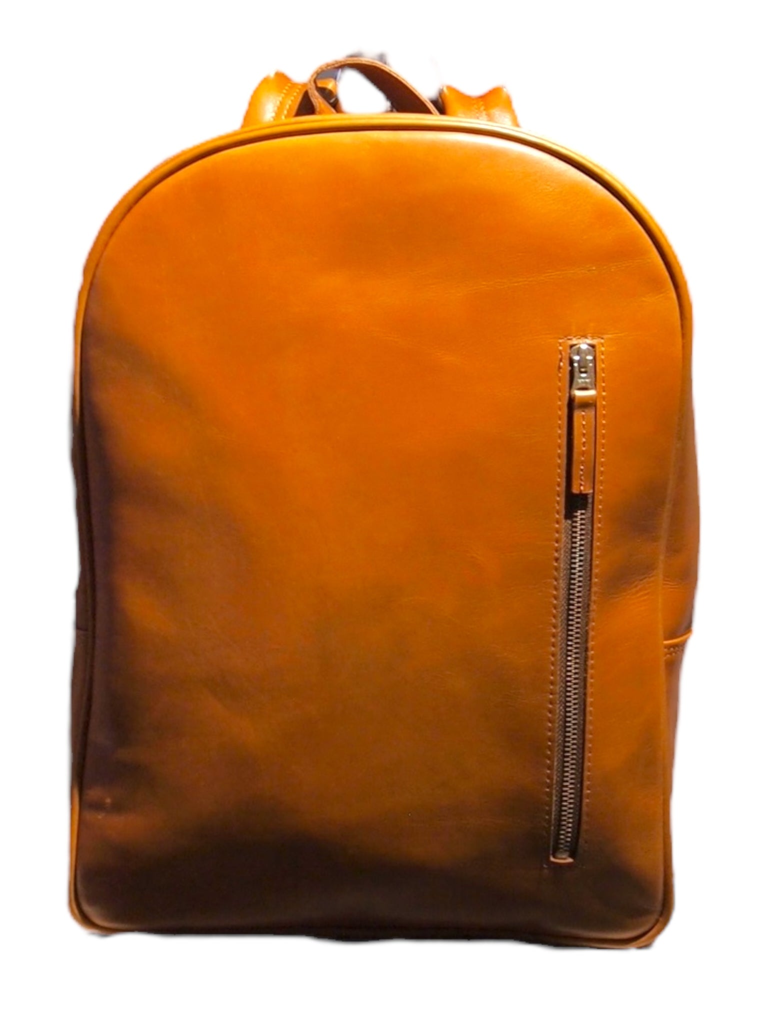 CURVES BACKPACK - HANDMADE GENUINE LEATHER  BAG W ADJUSTABLE STRAPS