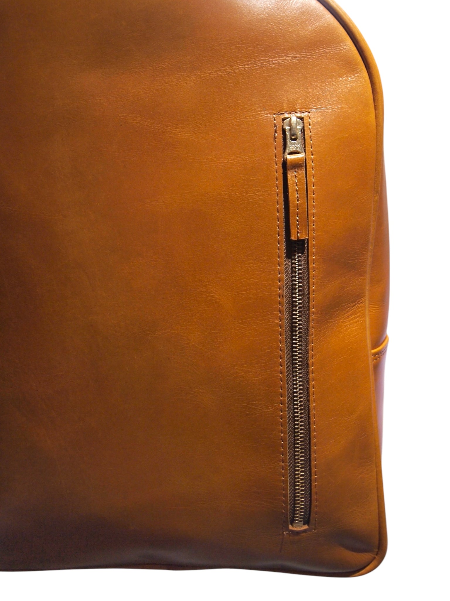 CURVES BACKPACK - HANDMADE GENUINE LEATHER  BAG W ADJUSTABLE STRAPS