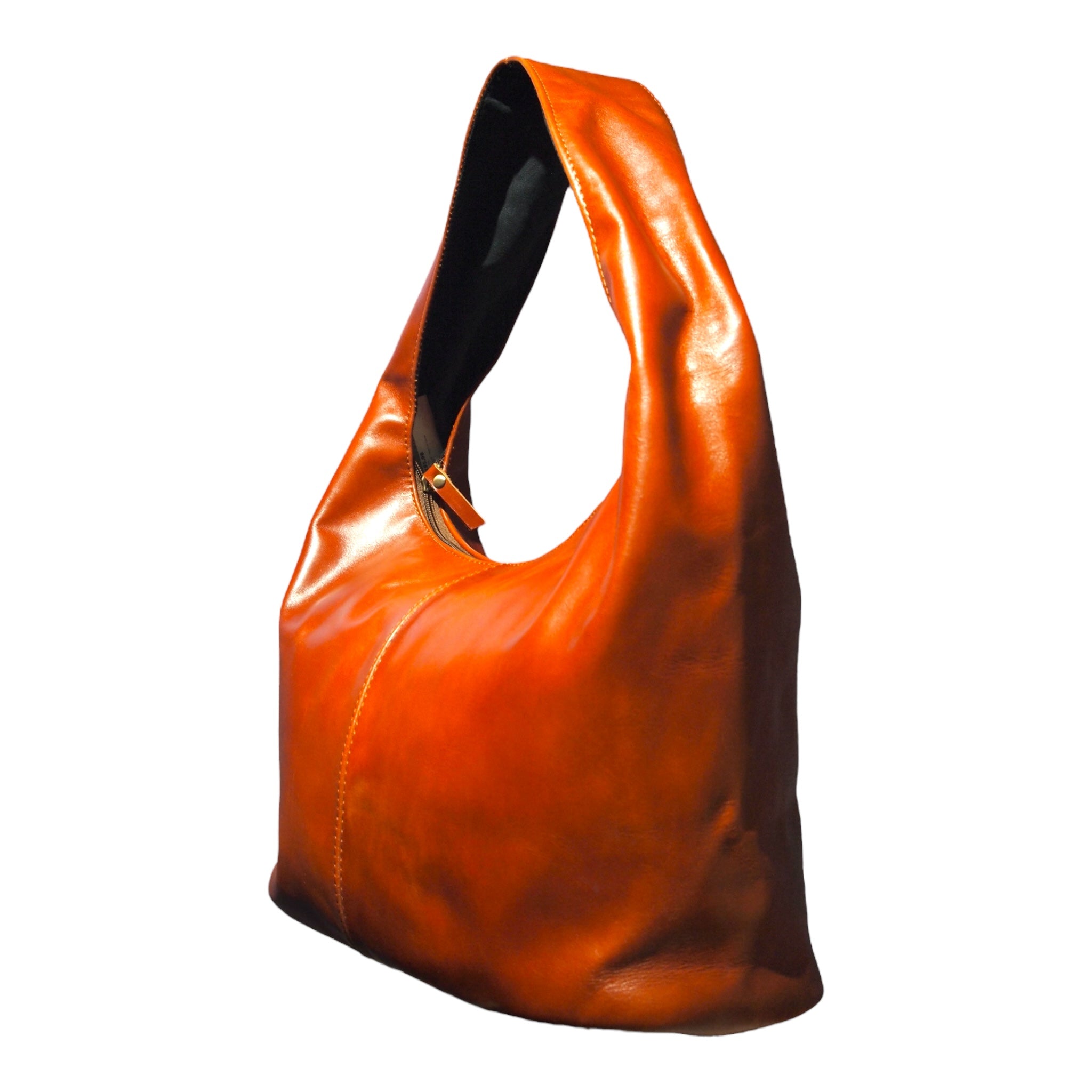 HOBO NO-SEAM BAG - HANDMADE GENUINE LEATHER SHOULDER BAG