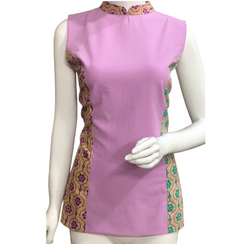 UNEQUAL SIDES - HANDMADE MODERN COTTON CHEONGSAM TOP