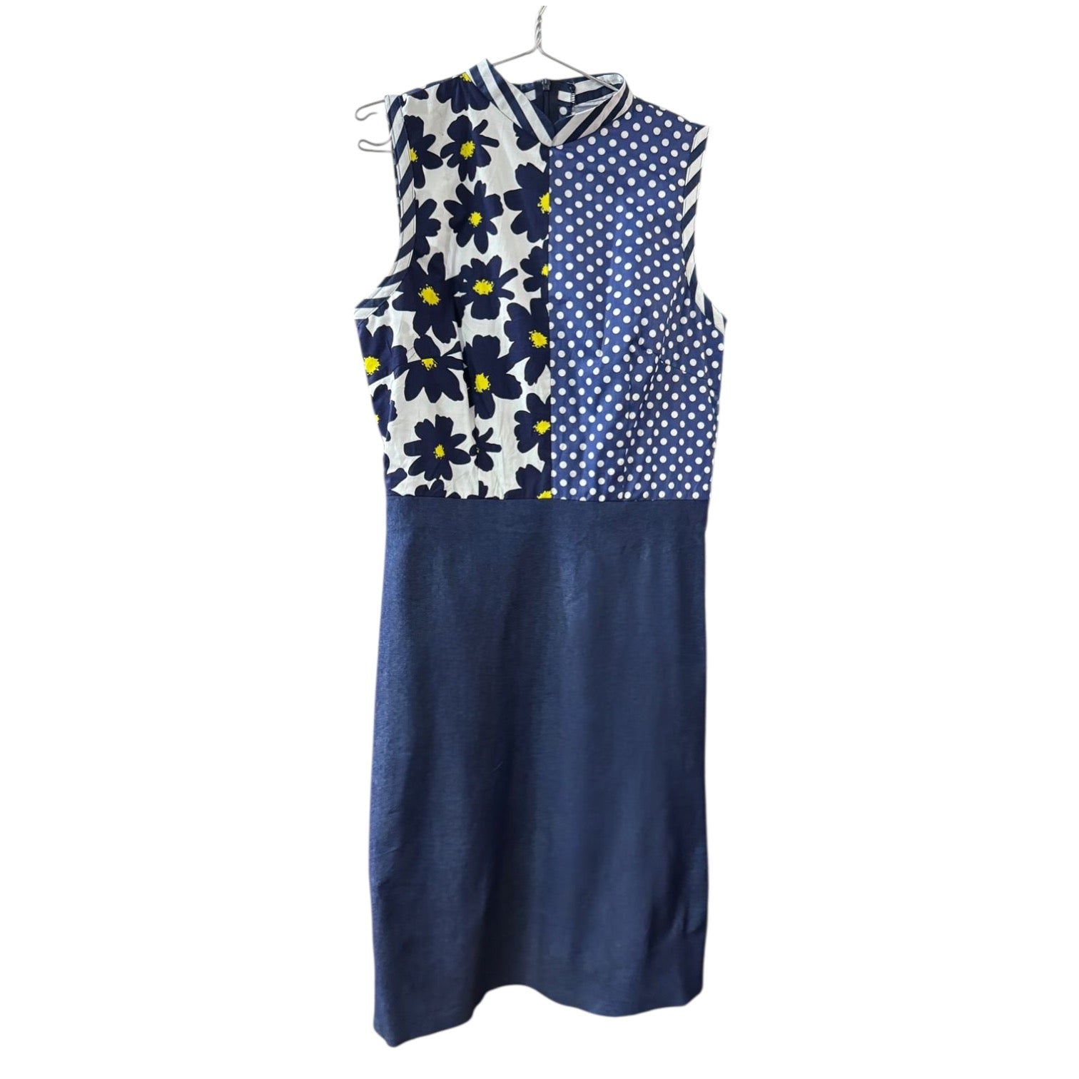 DOT STRIPE DAISY - HANDMADE MODERN COTTON CHEONGSAM