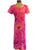 Fuschia Joy - 1970s Bright Pink Vintage Maxi Dress