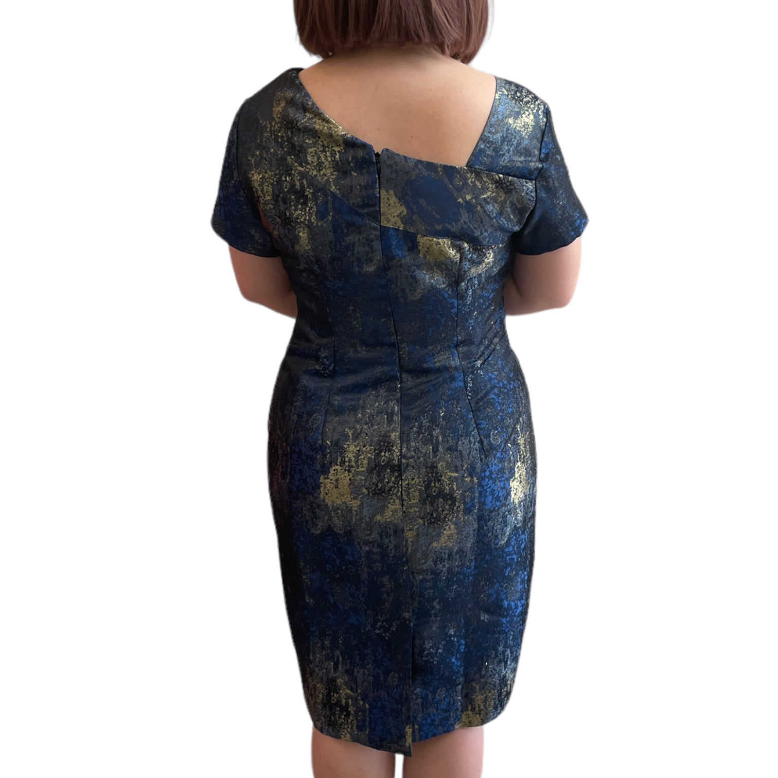UNIVERSE- EDGY SILK BROCADE CUSTOMIZABLE EVENT COCKTAIL DRESS - VARIOU | Deja Vu Vintage UNIVERSE- EDGY SILK BROCADE CUSTOMIZABLE EVENT COCKTAIL DRESS - VARIOU | Deja Vu Vintage