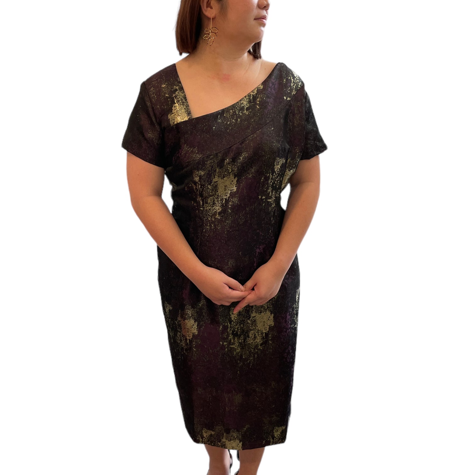 UNIVERSE- EDGY SILK BROCADE CUSTOMIZABLE EVENT COCKTAIL DRESS - VARIOU | Deja Vu Vintage UNIVERSE- EDGY SILK BROCADE CUSTOMIZABLE EVENT COCKTAIL DRESS - VARIOU | Deja Vu Vintage