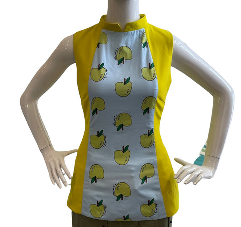 APPLE TOP - HANDMADE MODERN COTTON CHEONGSAM TOP