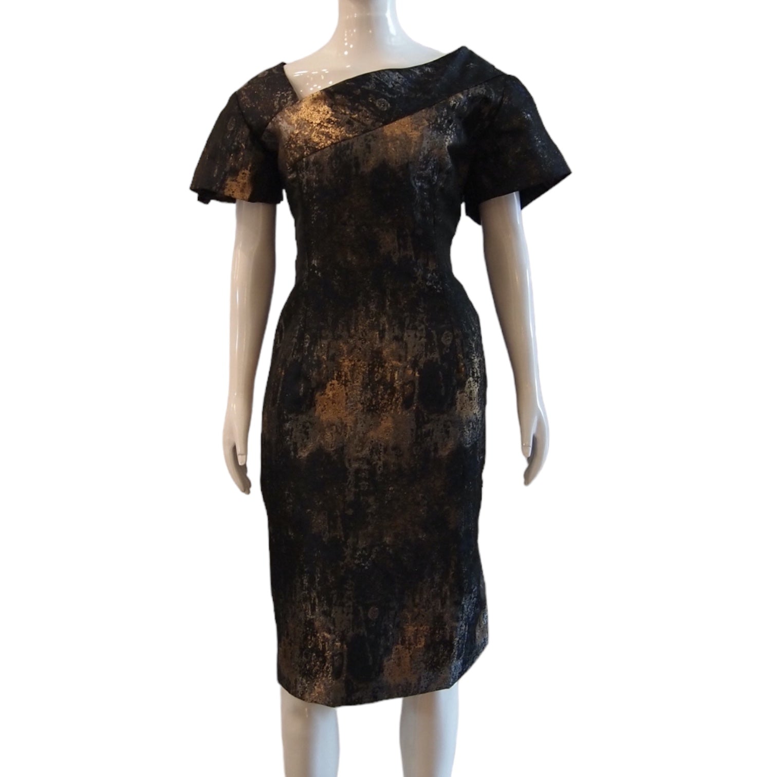 edgy cocktail dress Fun dresses | Extravagant evening gowns Model Wearing Size Small Color Slip Dress With Sheer Top